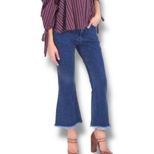 MARQUES ' ALMEIDA Capri Flare Jeans Size 14